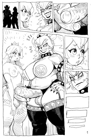 Peach X Bowsette Oneshot Hentaixdickgirl Hentai Comic Adult