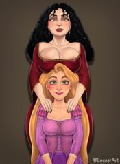 mother gothel x rapunzel hentai tangled shemale